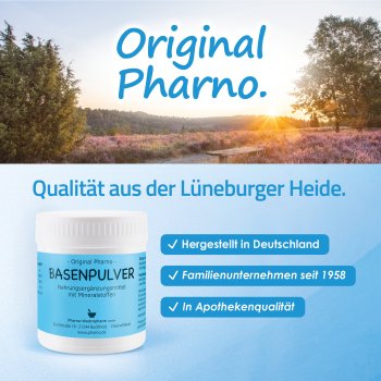 Basenpulver 200 g Etikett